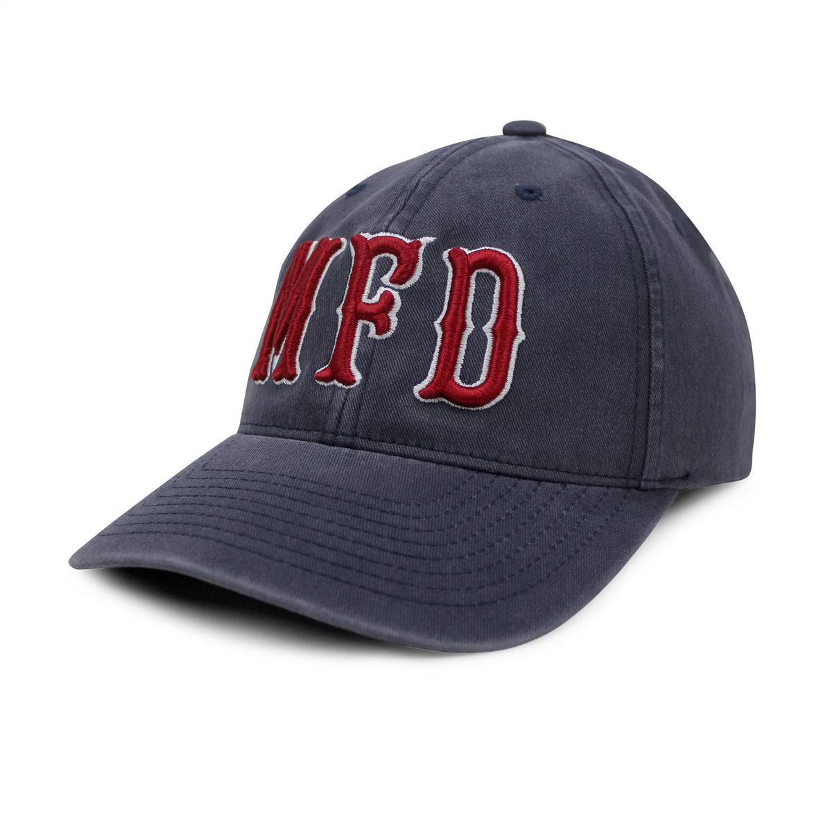 Flexfit 6997 Garment Washed Hat (Flexible Fitted) w/ Old School 3D Font - *DISCONTINUED - XL/XXL BLACK ONLY