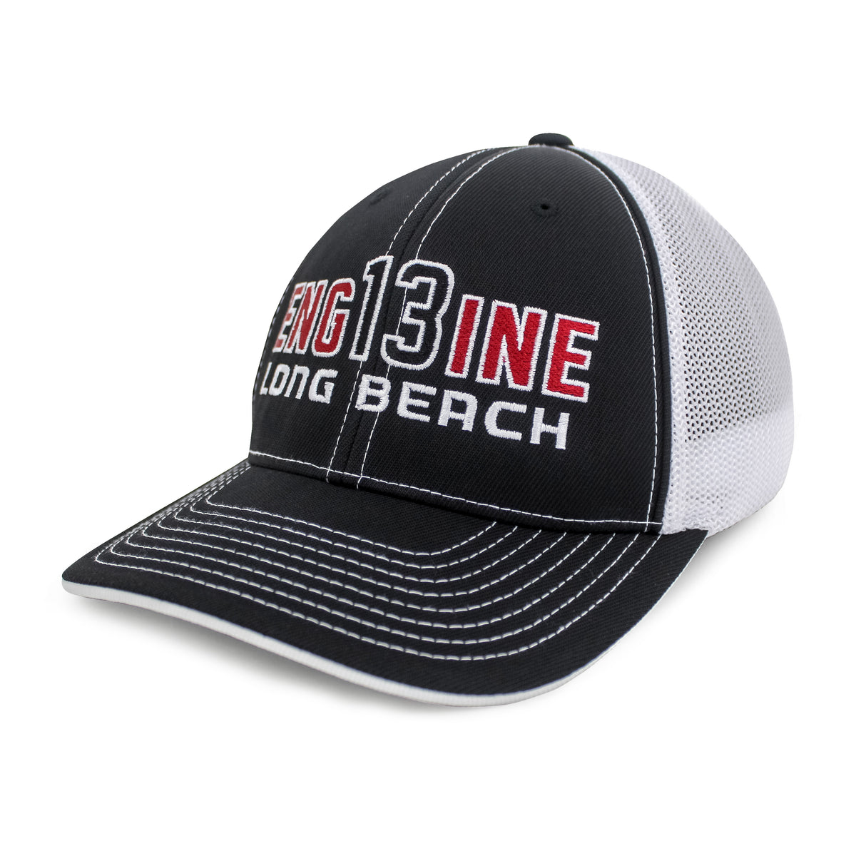 Pacific 404M/404F M3 Trucker Mesh Back Hat (Flexible Fitted) w/ Traditional Bravo Design