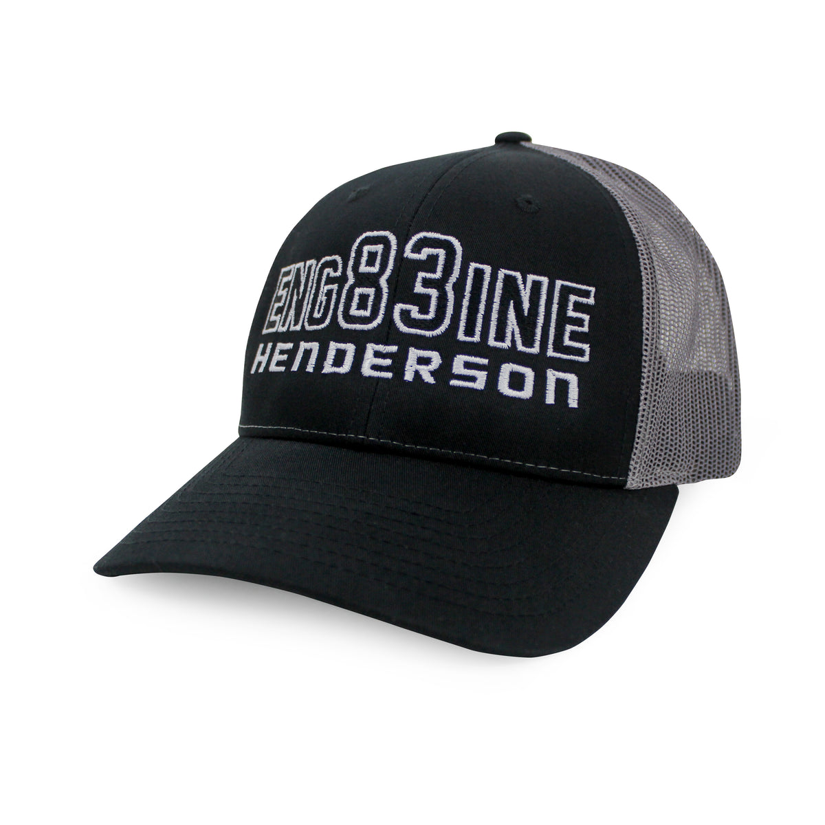 Richardson 115 Low Profile Trucker Mesh Hat (Snapback) w/ Traditional Bravo Design